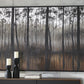 Philyra - Wall Art - Black / Orange / Silver