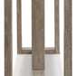Loyaska - Sofa Table - Brown / Ivory