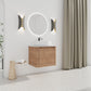 24" Wall-Mounted Bathroom Vanity With Ceramic Art Sink