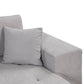 104.5" Pull Out Sleeper Sofa Reversible L-Shape Sectional Couch