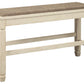 Bolanburg - DBL Counter UPH Bench  - Beige