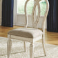 Realyn - Dining UPH Side Chair (Set of 2) - Ribbonback - Chipped White