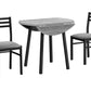 Dining Table Set, 3pcs Set, Small, 35" Drop Leaf, Kitchen