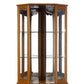 6 Shelf Corner Curio Display Cabinet with Lights, Mirrors and Adjustable Shelves