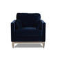 Knox 36" Modern Farmhouse Arm Chair, Dark