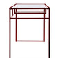 Yasin Glass Top Desk