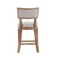 Upholstered Counter Height Bar Stools Set of 2