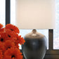 Ladstow - Ceramic Table Lamp  - Black
