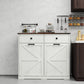 Farmhouse Double Tilt Out Trash Cabinet for 20 Gallon Trash Cans