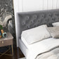 Bailey Dark Mid-Century Modern Platform Bed