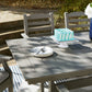 Visola - RECT Dining Table w/Umb OPT - Gray