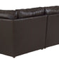 Denali - Italian Leather Match Sectional