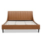 Aspen Vertical Tufted Headboard Platform Bed Set, King