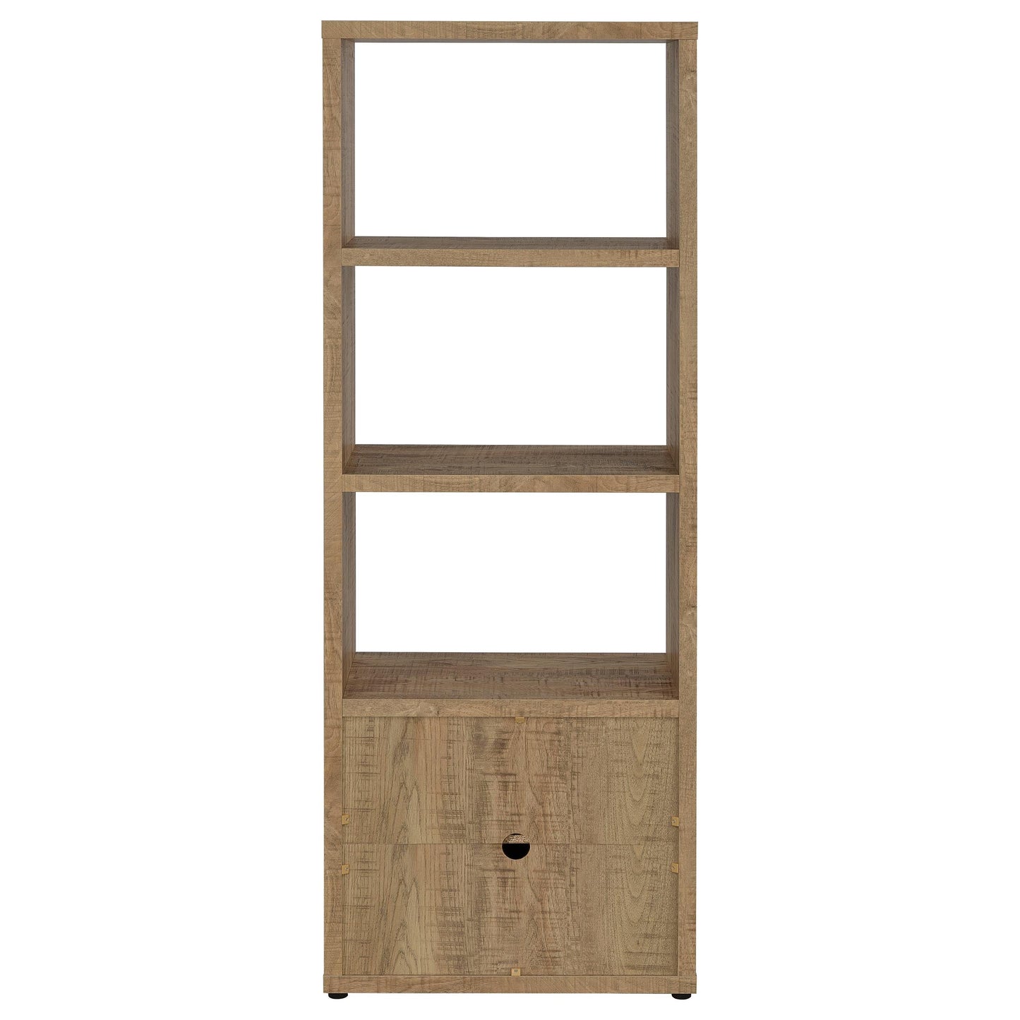 Noriega Mango 3-Shelf Engineered Wood Media Tower