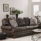 Roberto - Leather Sofa - Cocoa