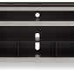 Darborn - XL TV Stand W/Fireplace Option - Gray / Brown