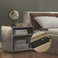 Brancaster Aluminum Nightstand With USB