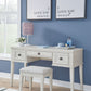 Robbinsdale - Vanity With Stool (Set of 2) - Antique White