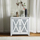 Noralie Mirrored & Faux Diamonds Console Cabinet
