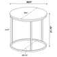 Grey and Gunmetal End Table