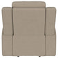 Slater Taupe Upholstered Recliner
