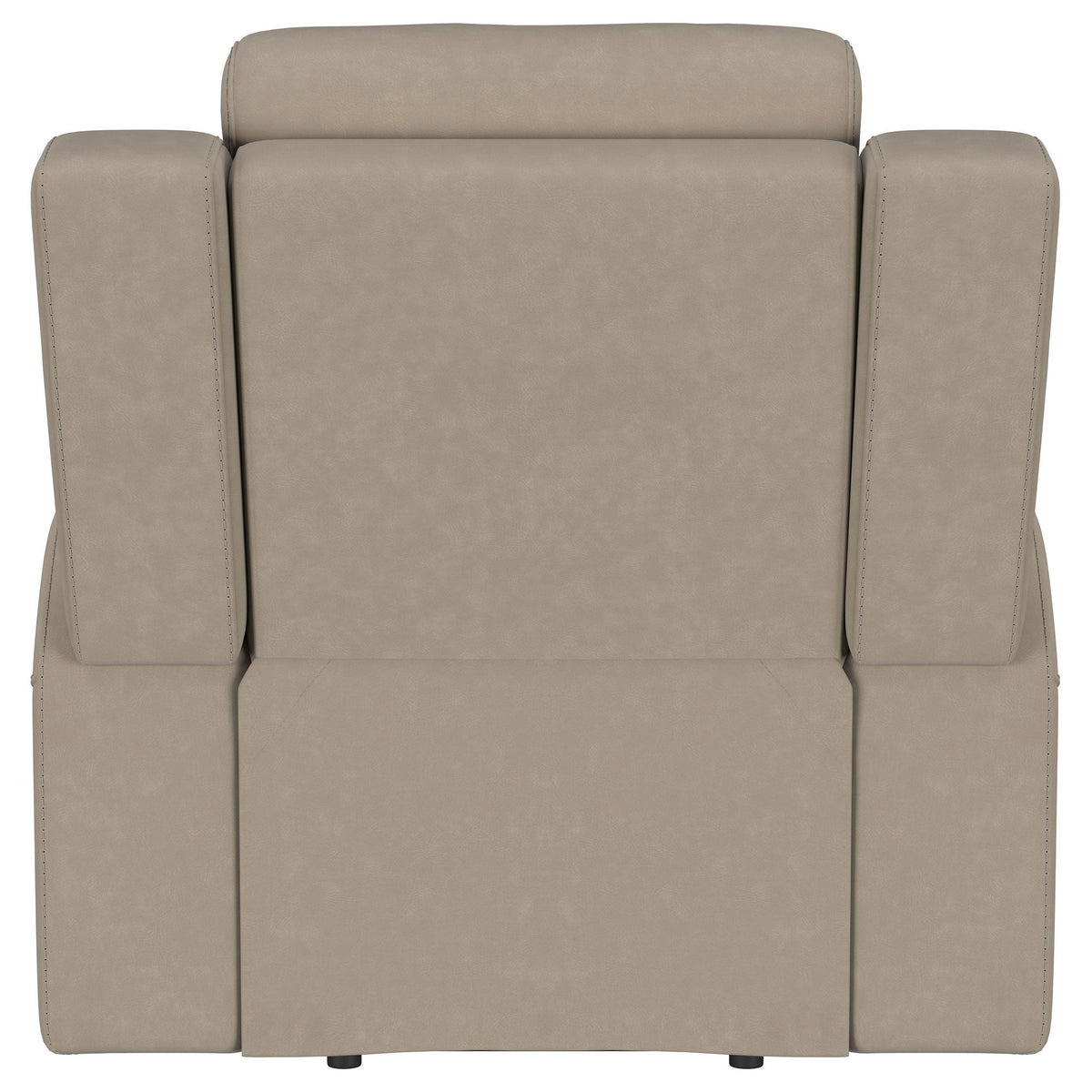 Slater Taupe Upholstered Recliner