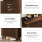 33.46" Modern Dark 6-Tier Shoe Cabinet