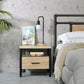 Yawan - Accent Table - Oak & Black