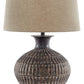 Magan - Metal Table Lamp  - Antique Bronze Finish