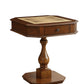 Bishop Cherry Finish Reversible Chess Checker Game Table