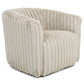 Elegant Style Mira Mid-Century Modern Velvet Swivel Chair