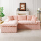 Pink Turtle Velvet Versatile Sofa