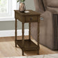 Accent End Table, 2 Tier, Storage Drawer, Traditional Stylish Design - view 10
