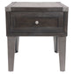 Todoe - Rectangular End Table - Dark Gray