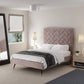 Crosby Upholstered Velvet Full Bed