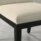 Rocco Solid Wood Beige Dining Chairs Set