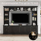 All-in-One Modern TV Stand with Bookcase