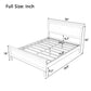 Mid-Century Modern Wood Platform Bed - Full Size