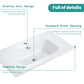 Glossy White Ceramic Integrated Sink