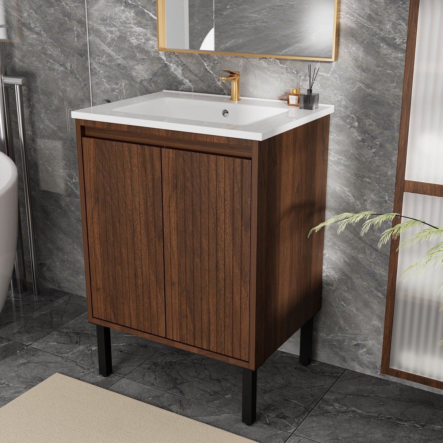 24 Inch Bathroom Vanity With Sink
