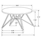Garfield Cement 2-Piece Round SmartTop Coffee and End Table Set