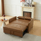 Orisfur 51.57" Convertible Sleeper Bed with USB Ports