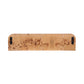 Burl Wood Floating Wall Shelf