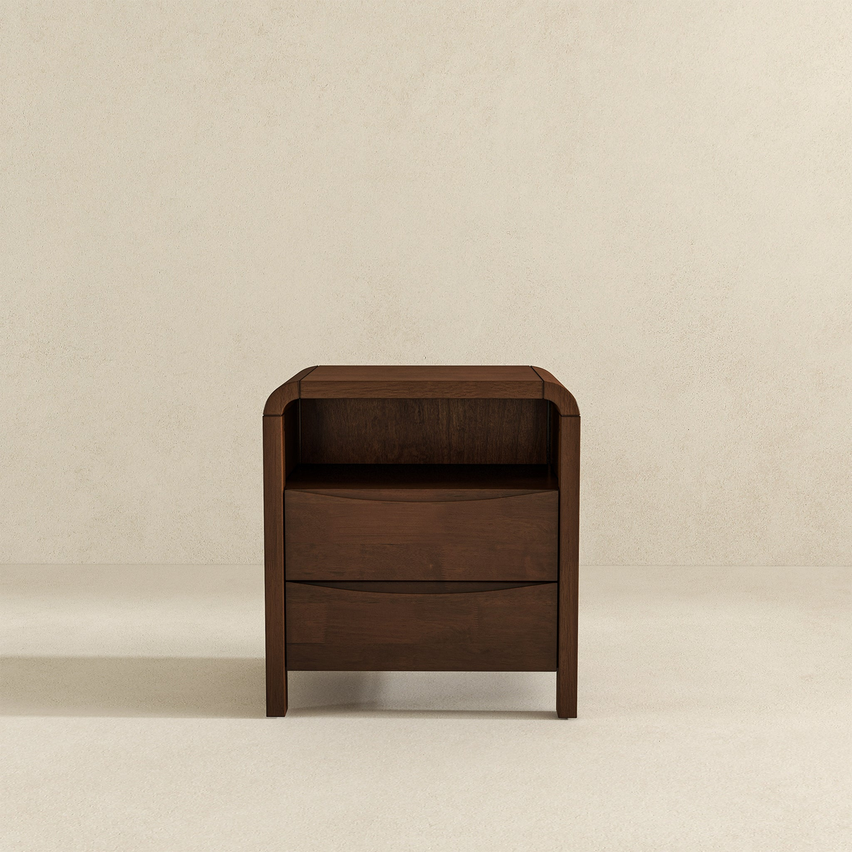 Lionel Mid Century Modern Solid Wood Nightstand