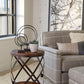 Pinebrook - Round Accent Table - Distressed Natural Pine