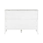 Storage Cabinet 3 Doors Stylish Style White