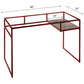 Yasin Glass Top Desk