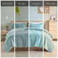 Full/Queen Shaggy Long Fur Comforter Mini Set
