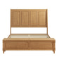 Queen Bed Frame with Tall Headboard and Storage Bench
