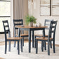 Gesthaven - Round Dining Room Drop Leaf Table Set - view 3